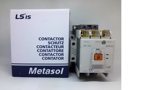 METASOL MAGNETIC CONTACTOR  MC-50A AC220V 50Hz 2a2b, SCREW