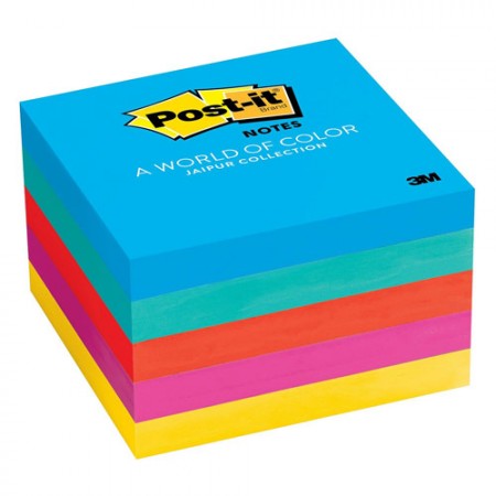 POST IT Notes Ultra/Jaipur Colors 654 5UC 3 x 3 7100045377