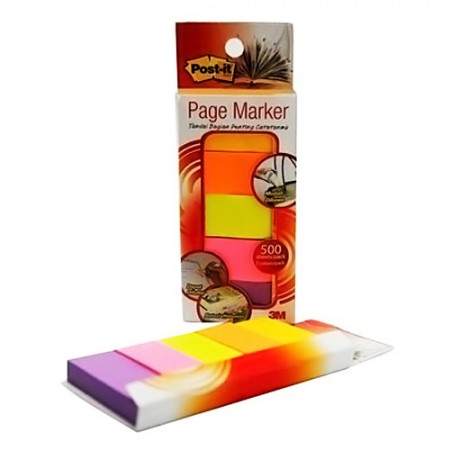 POST IT Page Markers Assorted 670 5AN 7100035786