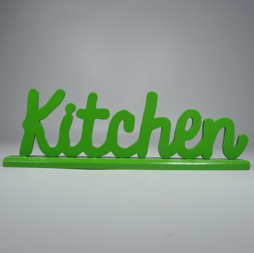 saMju Wood Sign Dekorasi Rumah - Kitchen