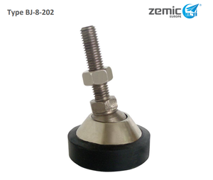ZEMIC Mounting SS Foot For B8D Stainless LCA-BJ-8-202-2.5/5t