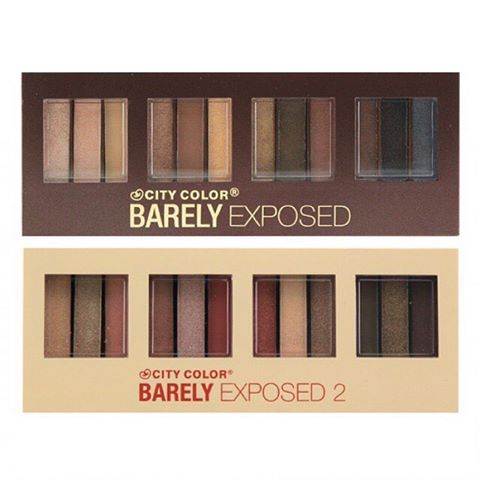 CITY COLOR Eye Shadow Pallete Barely Exposed 02