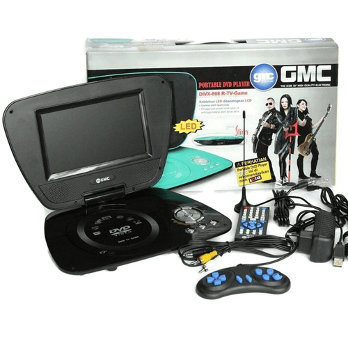 DVD Portable + TV GMC 808R 9inch - Murah