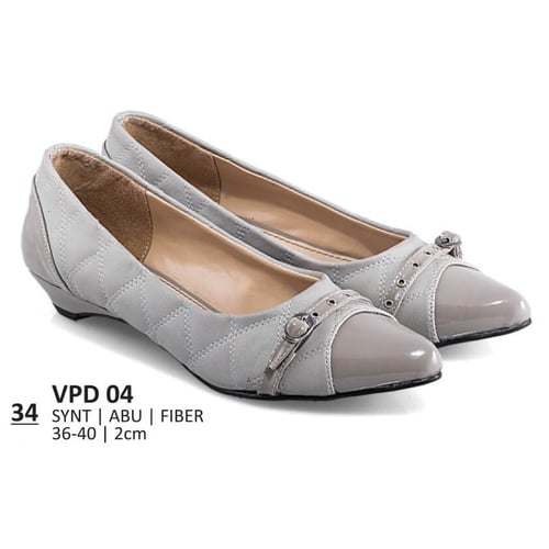 Sepatu Heels / Formal / Pantofel Wanita  abu Everflow VPD 04 ori murah