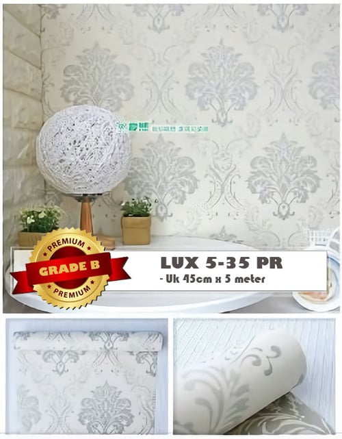Wallpaper Stiker Premium LUX 5-35PRB 45cm x 5m