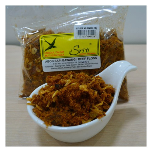 Abon Sapi Bawang  Kecil Sriti Food (2 Pcs)