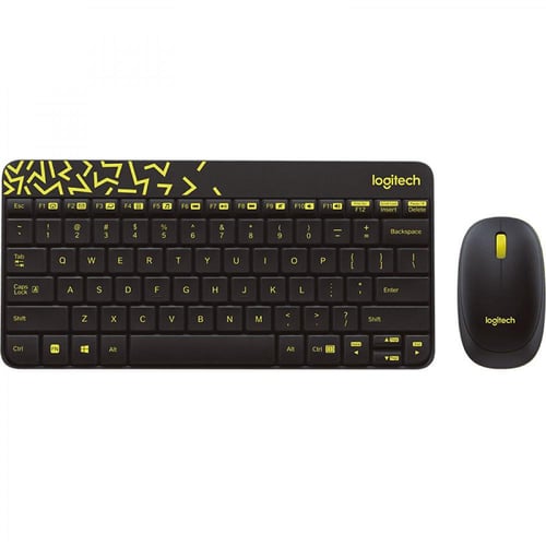 Logitech Keyboard And Mouse Wireless Combo MK240 Nano Terbaru