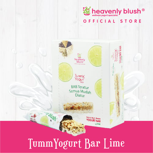 HEAVENLY BLUSH Yogurt Tummy Bar Lime 1 Box Isi 12pcs