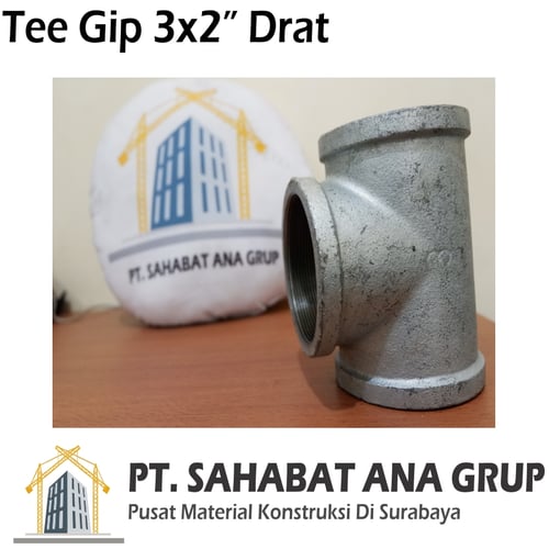 Tee Gip 3x2 Inch Drat
