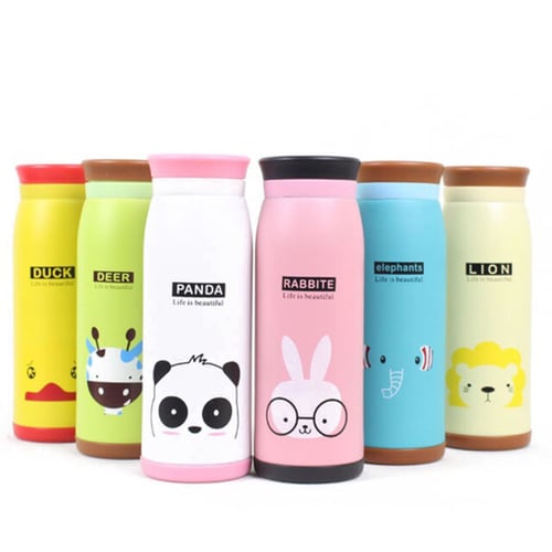 Thermos Animal 500 ml | Animal Cartoon Thermos Insulated Water Cup 500ml