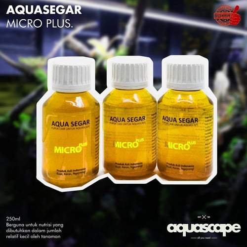 Pupuk Cair Aquascape Aqua Segar - Micro Plus 100 ml