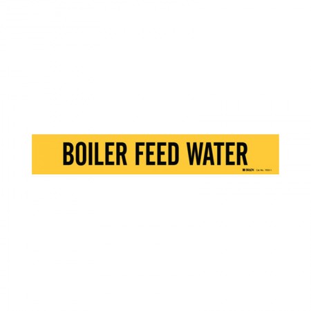 BRADY 7033-1 Vinyl Pipe Marker Boiler Feed Water
