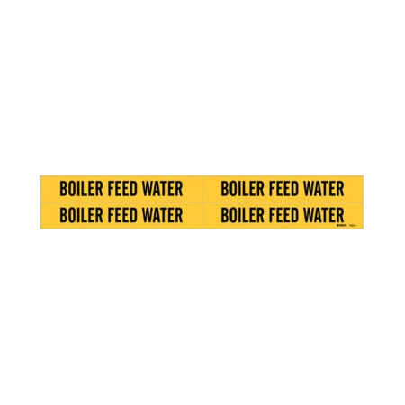 BRADY 7033-4 Boiler Feed Water 2" Yellow