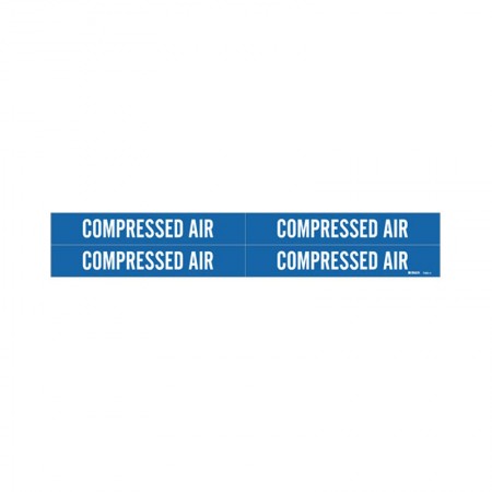 BRADY 7060-4 Compressed Air 1/2"-2" Blue