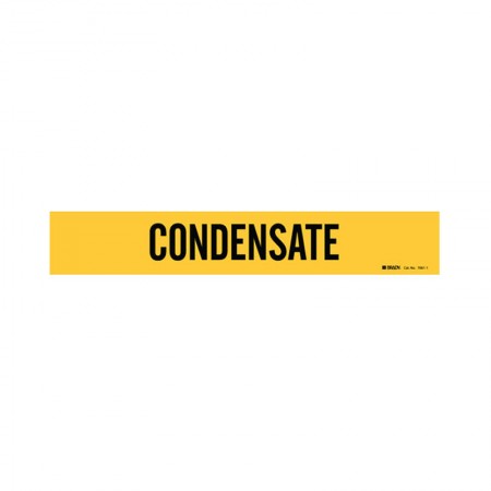 BRADY 7061-1 Condensate 3-6" Yellow