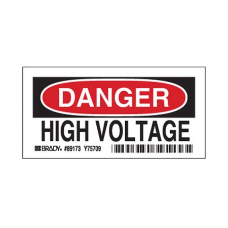 BRADY 71570 B-120 "Danger High Voltage" 20"X28"