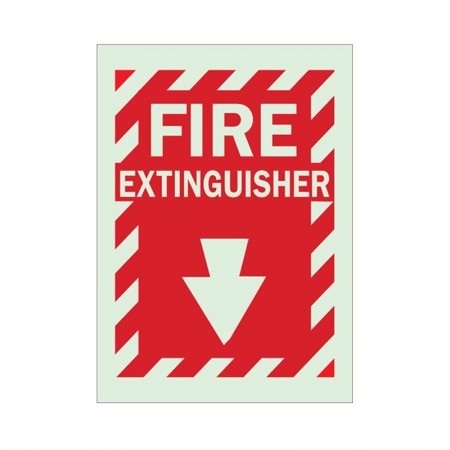 BRADY 80162 B-324 "Fire Extinguisherw/Picto" 14"X10