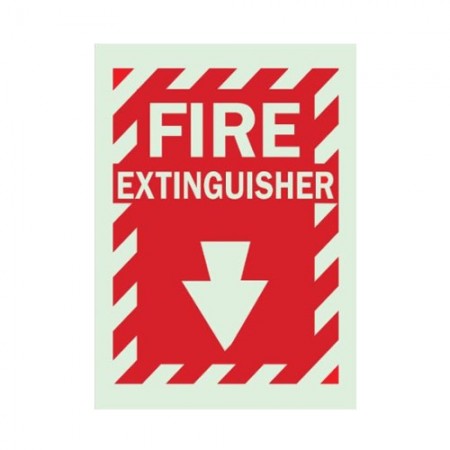 BRADY Safety Sign Fire Extinguiser 80174 B-347