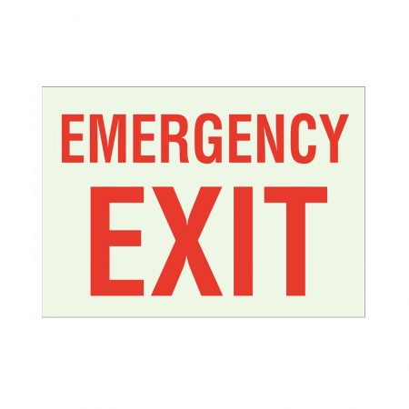 BRADY 90495 B-347 "Emergency Exit"