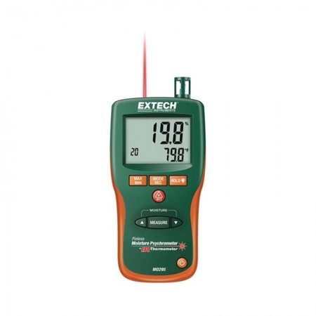 EXTECH Moisture Meter Pinless With Memory MO295