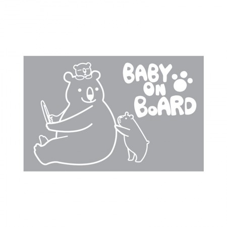 HYUNDAE Fixpix Graphic Sticker Baby On Board GS 58868