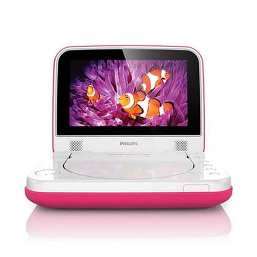 Philips DVD Player Portable (Pink), Khusus Jadetabek  PD7006P