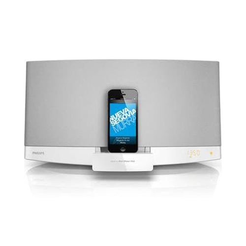 Philips Hi-Fi Dual Dock For Apple Micro Music System (White), Khusus Jadetabek DCM2260W
