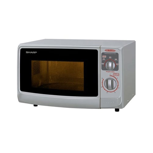 Sharp Microwave Oven - Low Watt R-222Y(S)-Silver,  22 Liter, 399 Watt
