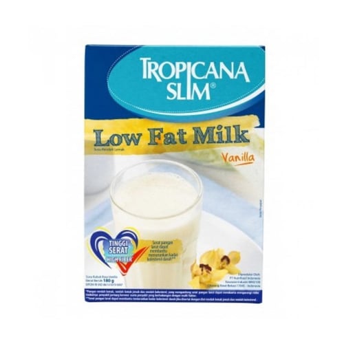 TROPICANA SLIM Low Fat Milk Vanilla 180gr