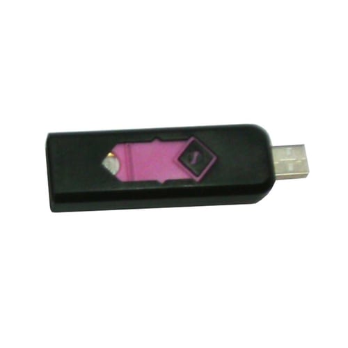 USB Korek Api Elektrik Rechargeable USB Lighter Hitam