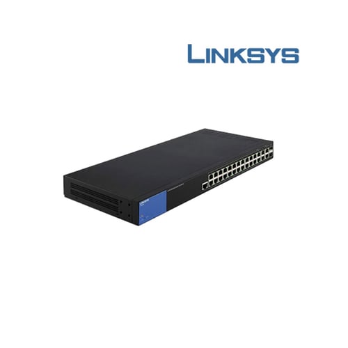 LINKSYS Managed Switch PoE+ 24-port + 4 combo LGS528P-AP