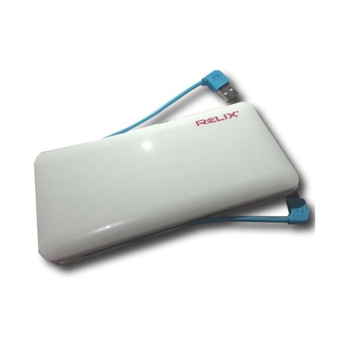RELIX Power Bank 9800mAh UV Glossy Putih