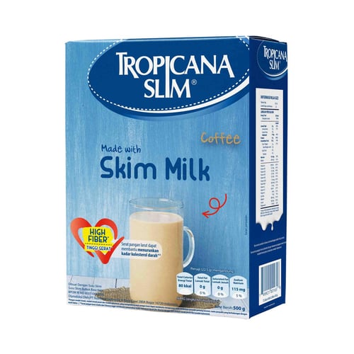 TROPICANA SLIM Skim Milk Non Fat Fitosterol Coffee 500gr