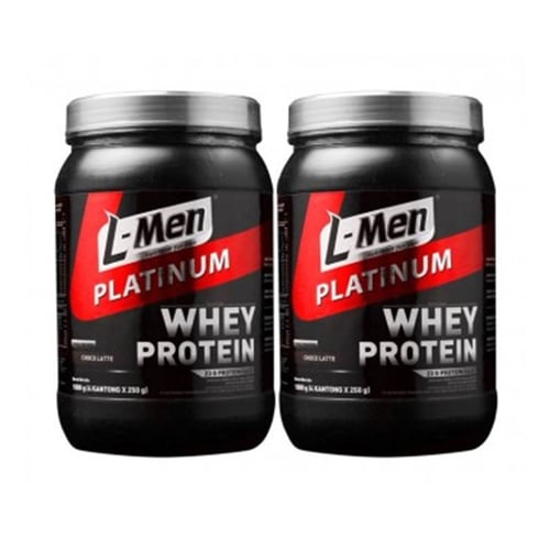L-MEN Platinum Whey Protein Choco Latte 1Kg Isi 2box