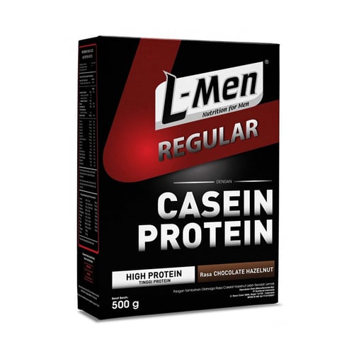 L-MEN Regular Casein Protein Chocolate Hazelnut 500gr