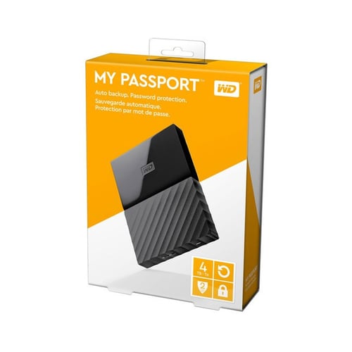 Western Digital WD My Passport 4TB WDBYFT0040BBK-WESN - Black