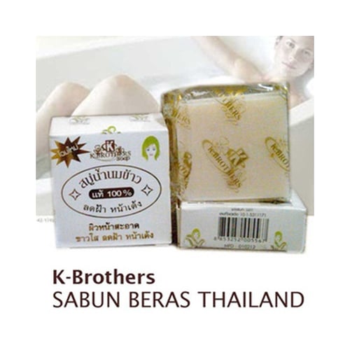 K-Brothers Sabun Beras Thailand 100% Ori [ Ecer ]
