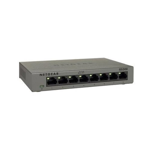 NETGEAR Port 10 100 1000 BaseT Ethernet Switch Metal GS308 8