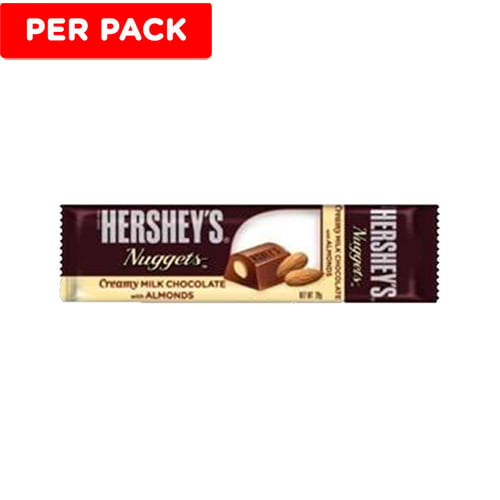 Hershey?s Nuggets Milk Chocolates Almonds  ( 24 x 28 Gr ) Pack