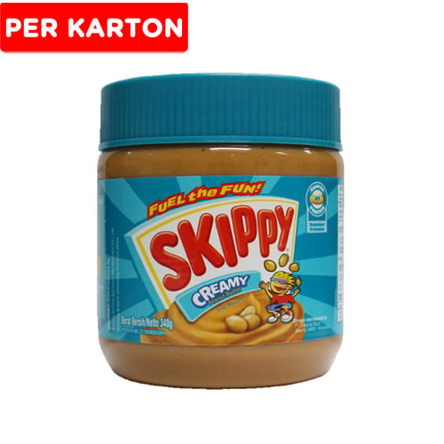SKIPPY Creamy Peanut Butter  12 x 340 Gr