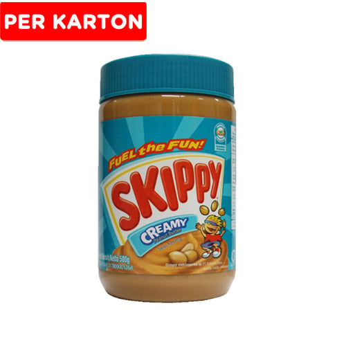 SKIPPY Creamy Peanut Butter  12 x 500 Gr