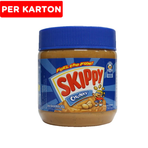 SKIPPY Super Chunky Peanut Butter  12 x 170 Gr