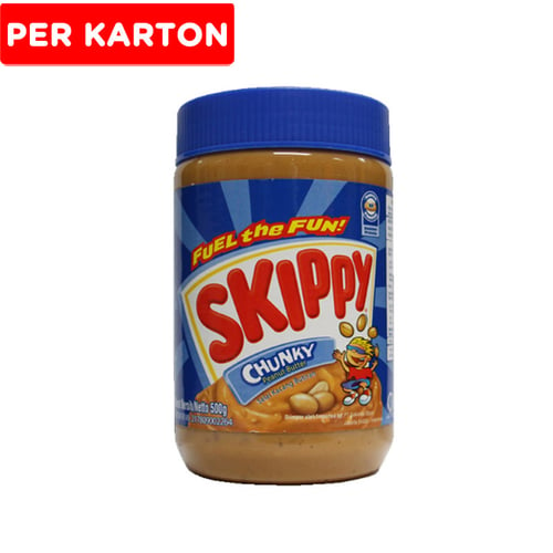 SKIPPY Super Chunky Peanut Butter  12 x 500 Gr