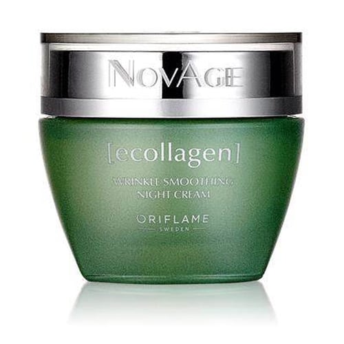 ORIFLAME NovAge  Ecollagen Wrinkle Smoothing Night Cream