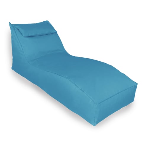 Prissilia Bean Bag -  S Lounger w/ Pillow Blue