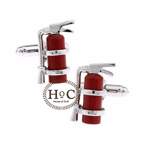 Houseofcuff Manset Kancing Kemeja French Cuff Fire  Extinguisher
