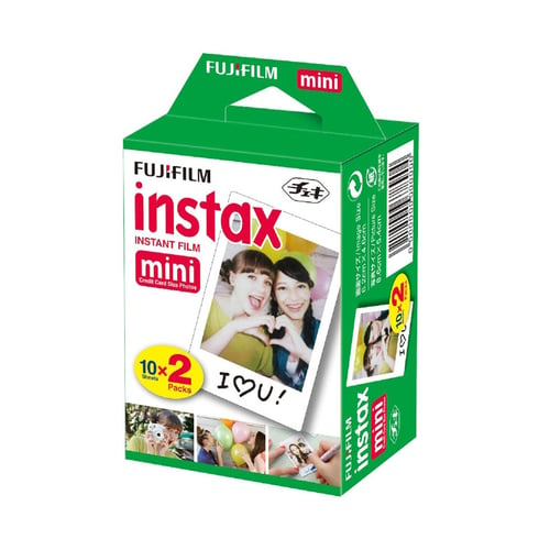 FUJIFILM Refill Polaroid Instax Mini Film Twinpack Plain 20 Lembar