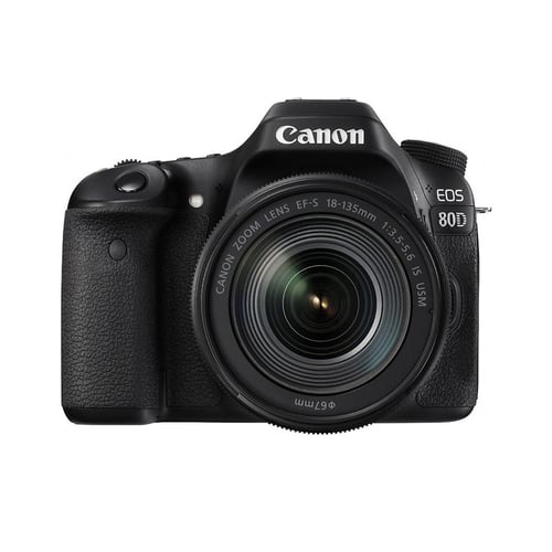 CANON EOS 80D DSLR Camera with 18-135mm Lens