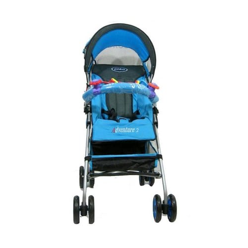 PLIKO Stroller Baby Adventure 108 Biru Muda