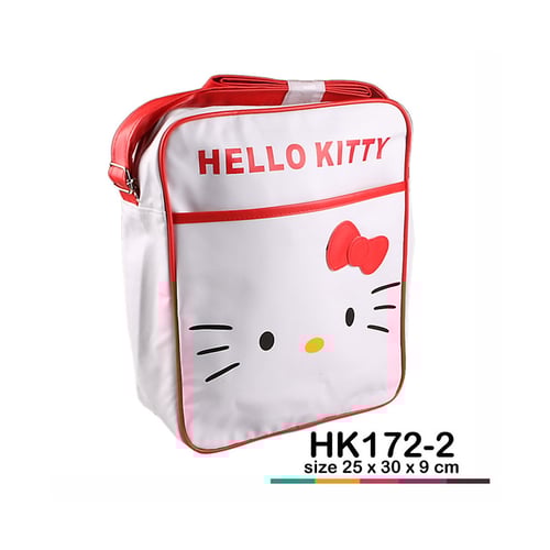 Jual Tas selempang kulit berdiri Hello Kitty White HK172-2 ...